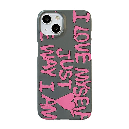 Luvmasel I Am (Gray) Phone Case (Hard)