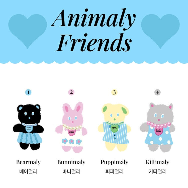 Midmaly Animaly Phone Case (Jelly Clear) (4款)