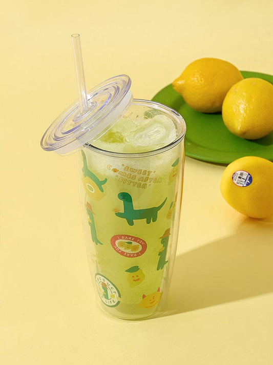 Joguman Studio Brachio Lemonade Pattern Cold Cup