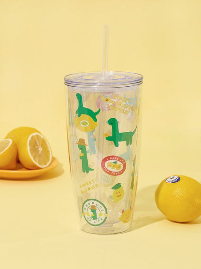 Joguman Studio Brachio Lemonade Pattern Cold Cup