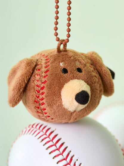 Joguman Woody Baseball Plush Keyring