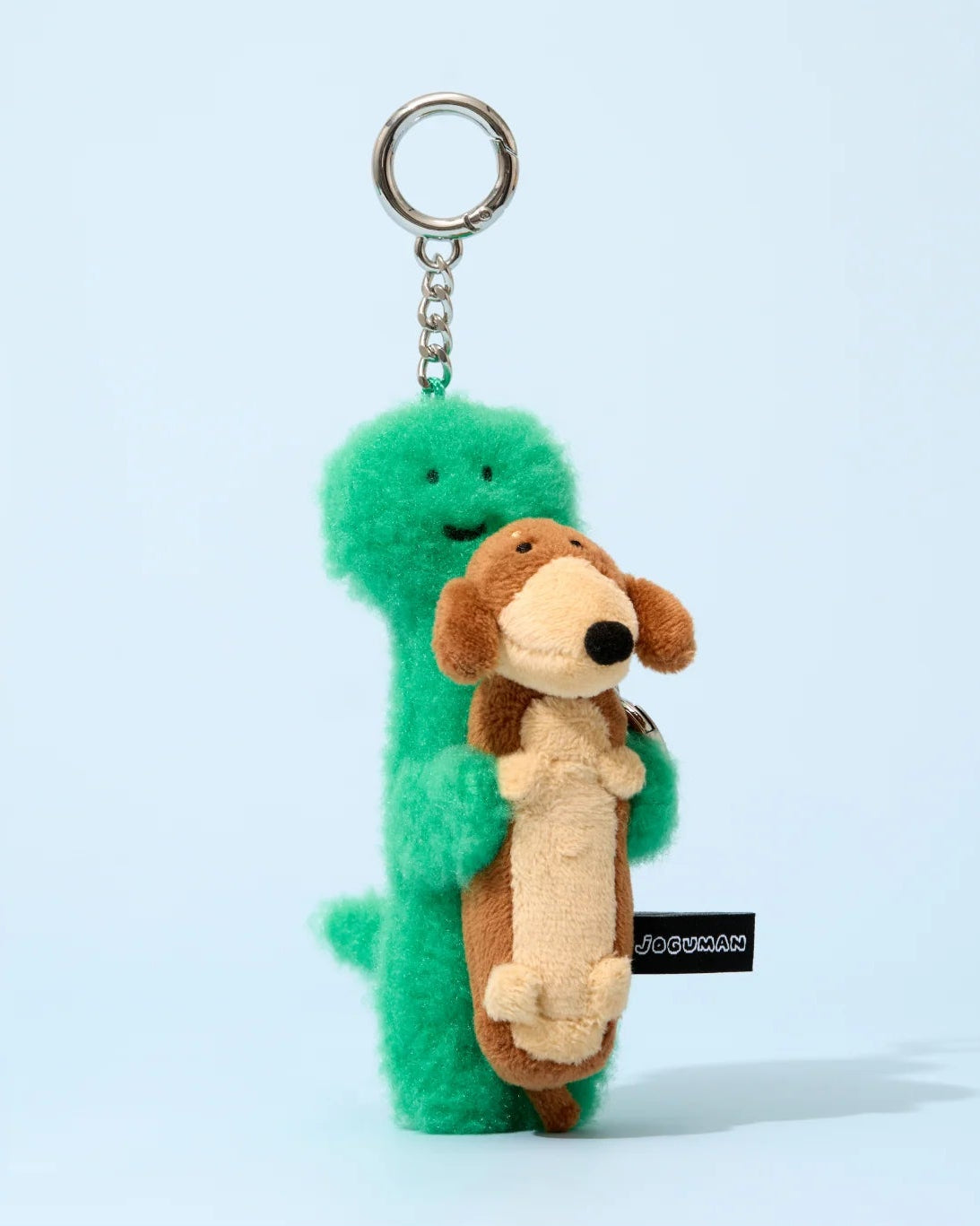 Joguman [Together] Brachio & Woody Plush Keyring