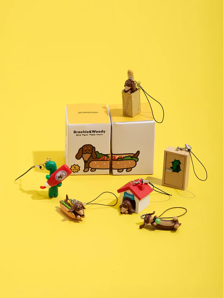 Joguman [You are what you eat] Random Figure Mobile Charm (6款隨機) 電話繩公仔盲盒