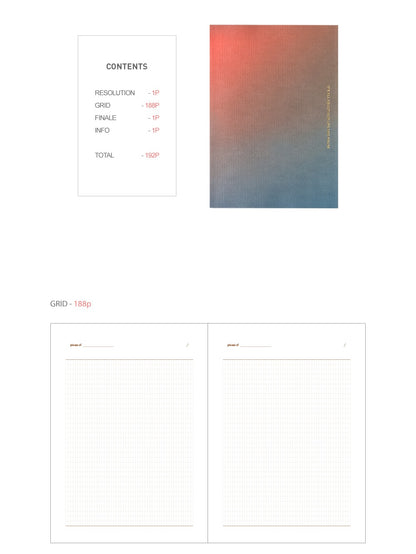 Livework Life & Pieces Note v.2 (L) (3款)