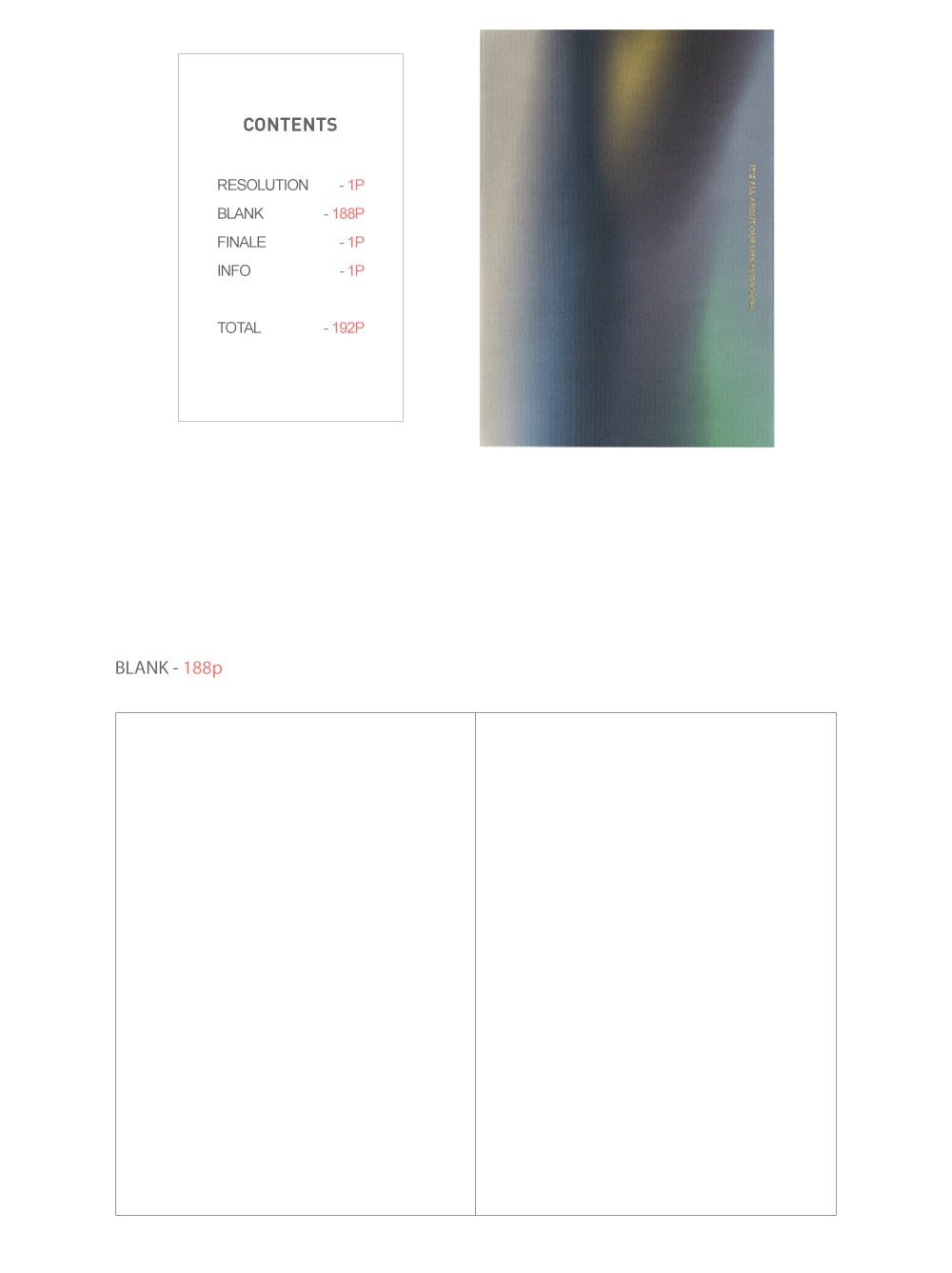 Livework Life & Pieces Note v.2 (L) (3款)