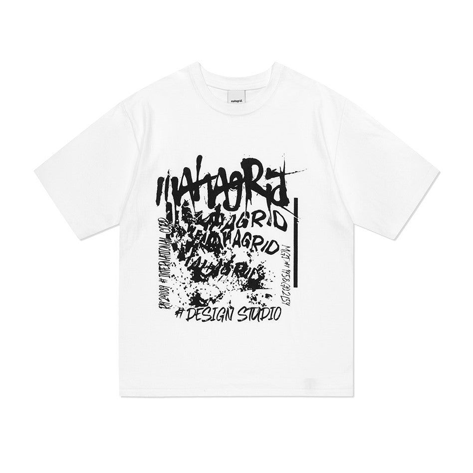 【Seventeen Jeonghan/Wonwoo同款】Mahagrid Corp Tee (Black/White)