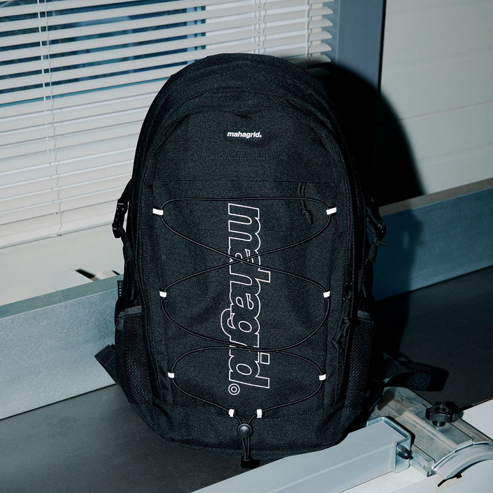 MAHAGRID THIRD LOGO BACKPACK[BLACK]