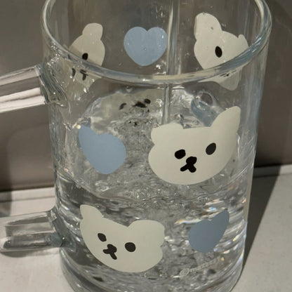Mazzzzy Muffin Pattern Glass 玻璃杯附杯蓋