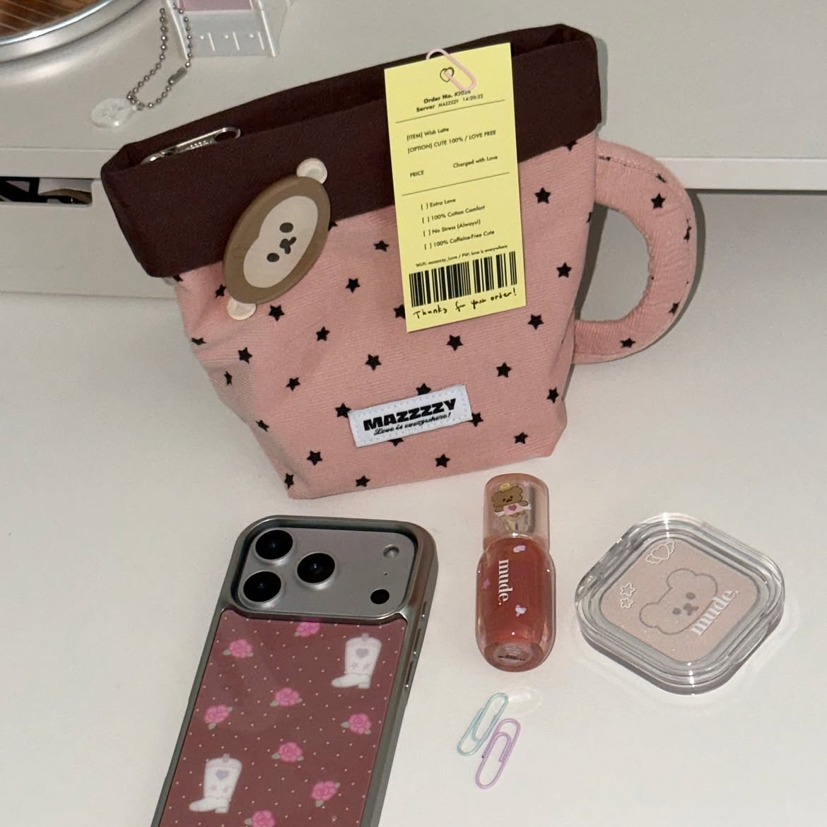 Mazzzzy Wish Latte Pouch (2色)