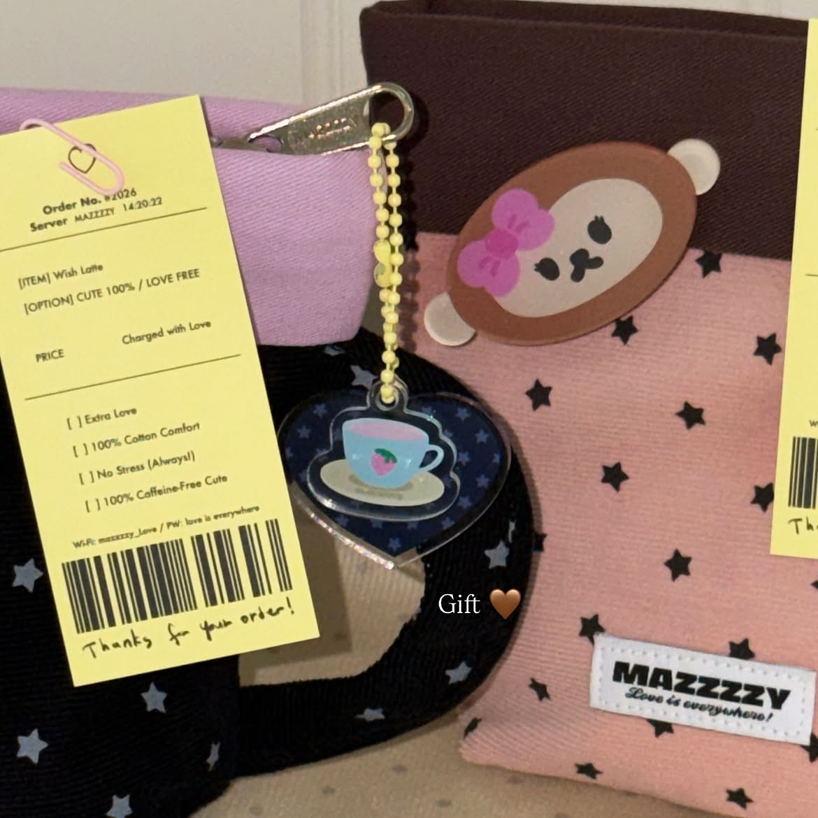 Mazzzzy Wish Latte Pouch (2色)