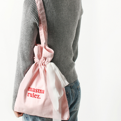 Masmarulez Ribbon eco bag (4色)