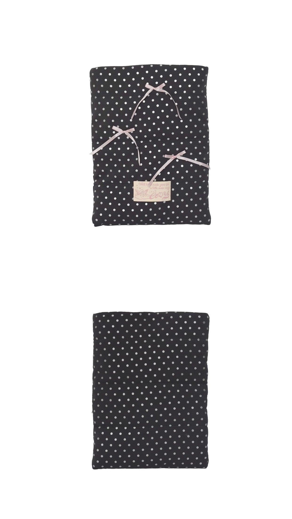 Cozing Pillow Notebook Pouch_dot charcoal (11/13/15 inch)