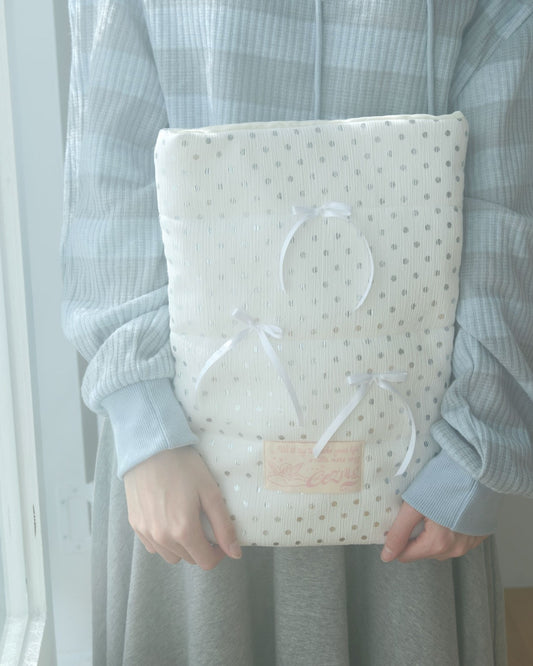 Cozing Pillow Notebook Pouch_dot white (11/13/15 inch)