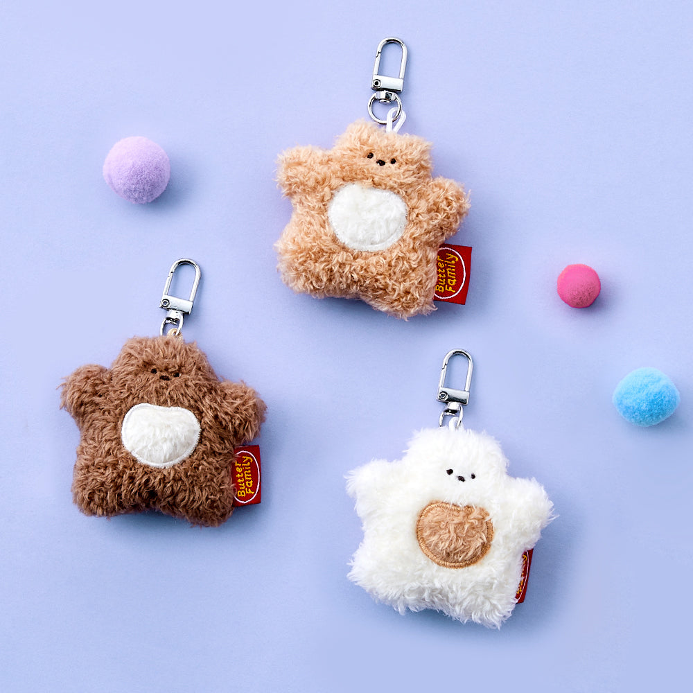 【現貨95折】Butter Shop Butter Gom Mini Keyring #淺啡色 #深啡色