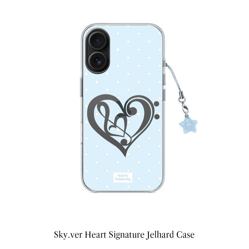 Peakdrawing Sky heart signature jelly hard case