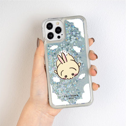 Chiikawa Sky Travel Glitter Case 流沙殼