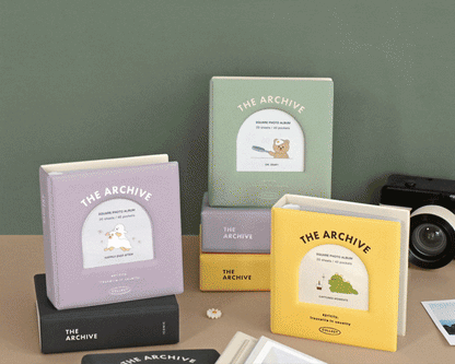 Icoinc The Archive Polaroid Square Album (4色)