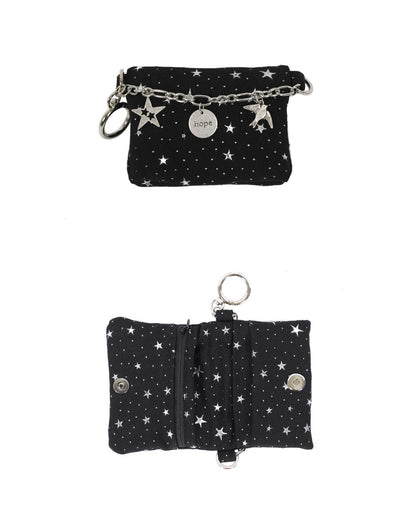 Cozing Star Chain wallet_black