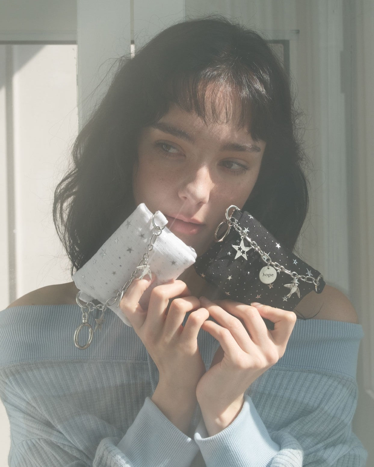 Cozing Star Chain wallet_black