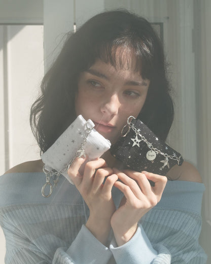 Cozing Star Chain wallet_black