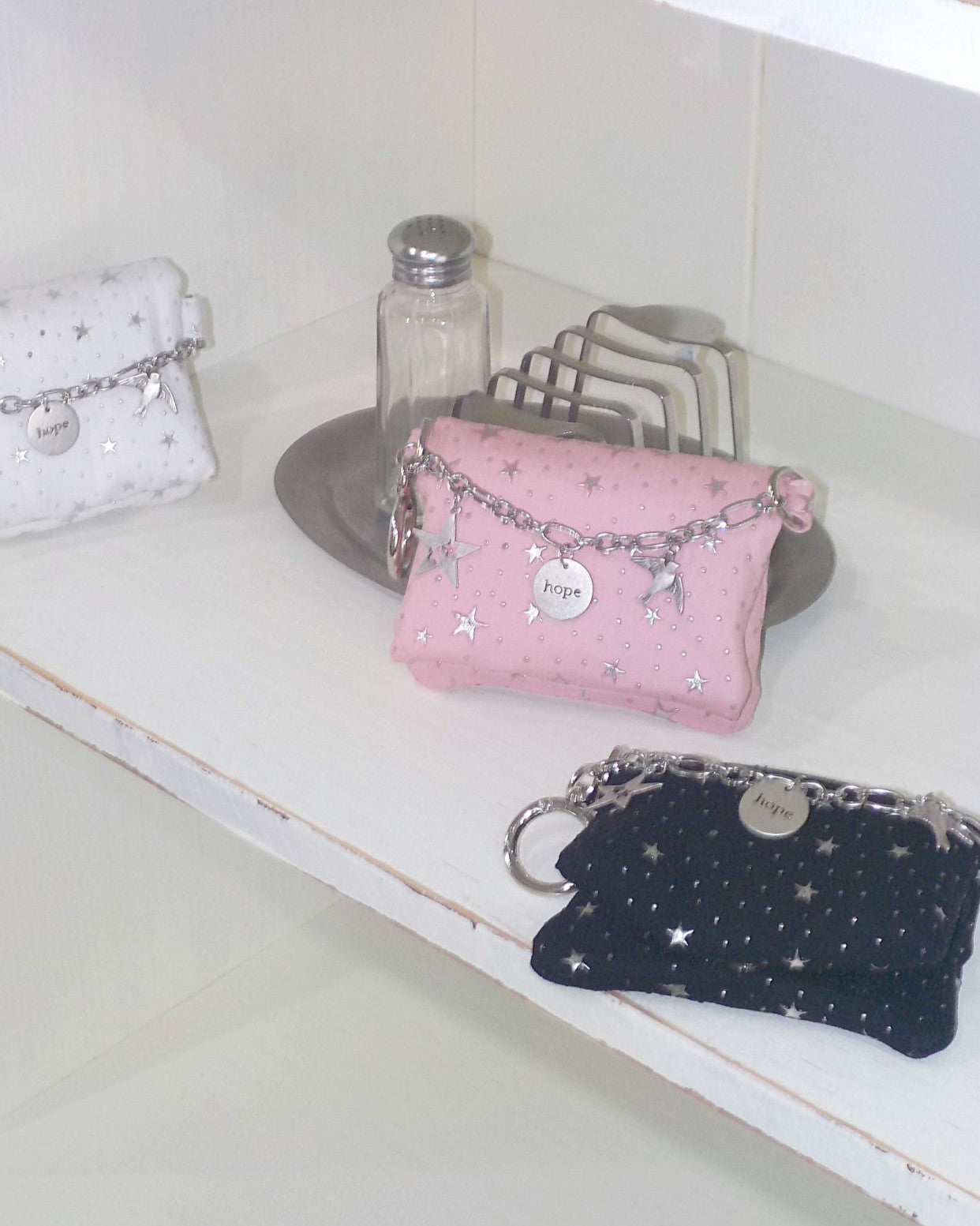 Cozing Star Chain wallet_pink