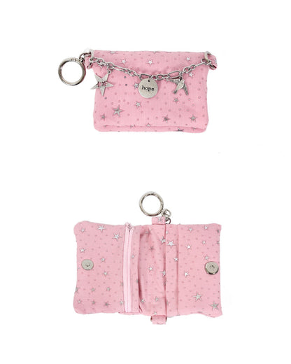 Cozing Star Chain wallet_pink