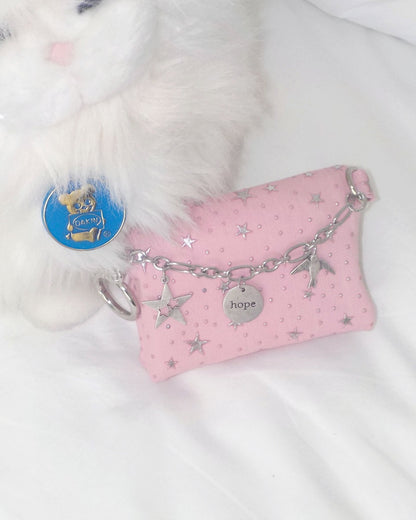 Cozing Star Chain wallet_pink