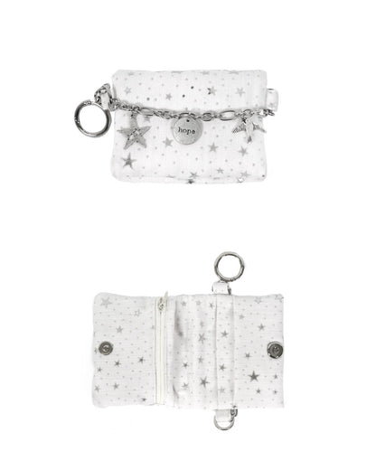 Cozing Star Chain wallet_white