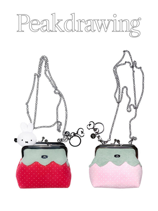 Peakdrawing Strawberry frame mini bag (2色)