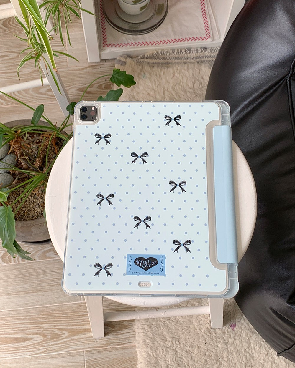 Your Emotions Sweetest Love_Blue Ipad Case