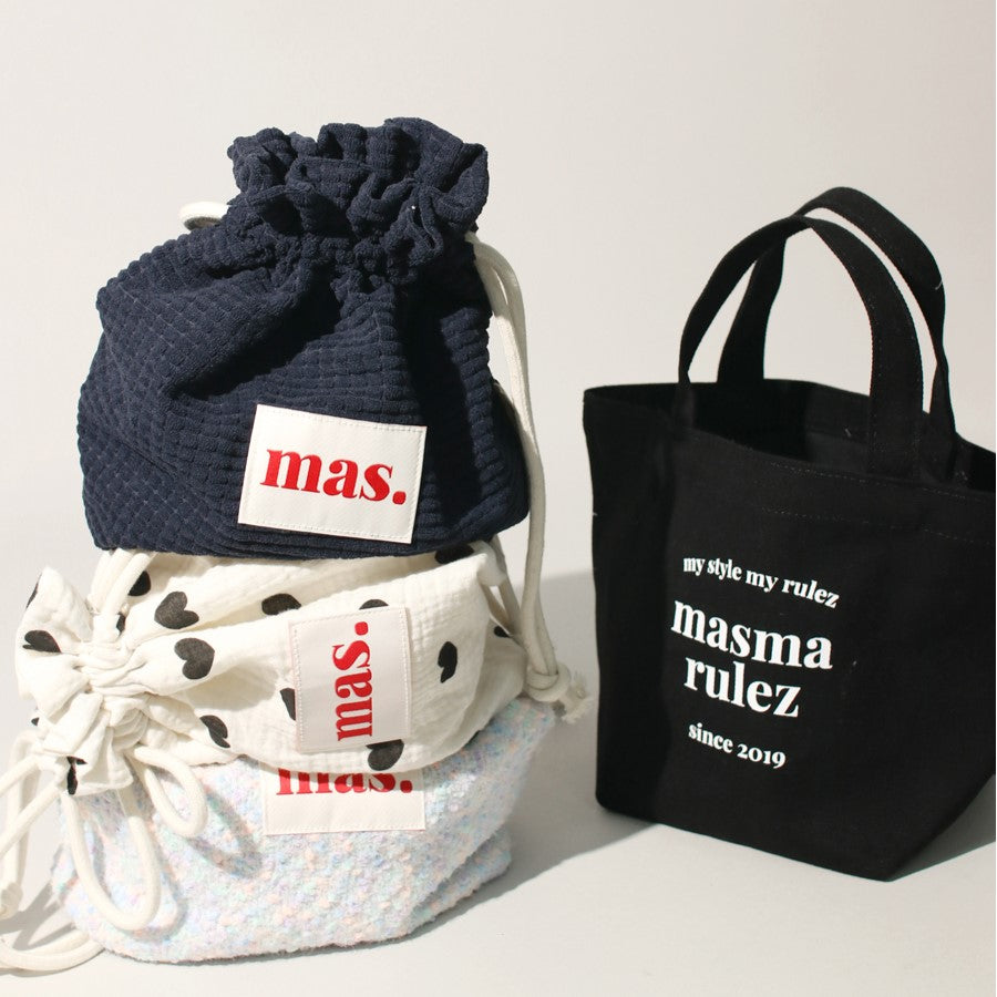 Masmarulez Canvas Tote Bag+String Pouch