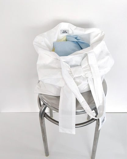 Peakdrawing White Big Bow Bag