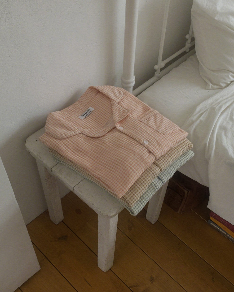 Juuneedu J'eu Daisy Checked Long Sleeves Pajamas Set (3色) 長袖睡衣套裝