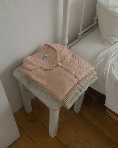 Juuneedu J'eu Daisy Checked Long Sleeves Pajamas Set (3色) 長袖睡衣套裝