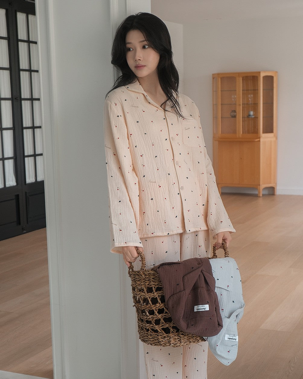 Juuneedu J'eu Cherry Long Sleeves Pajamas Set (3色) 長袖睡衣套裝