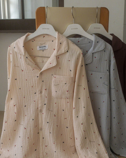 Juuneedu J'eu Cherry Long Sleeves Pajamas Set (3色) 長袖睡衣套裝