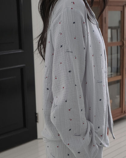 Juuneedu J'eu Cherry Long Sleeves Pajamas Set (3色) 長袖睡衣套裝