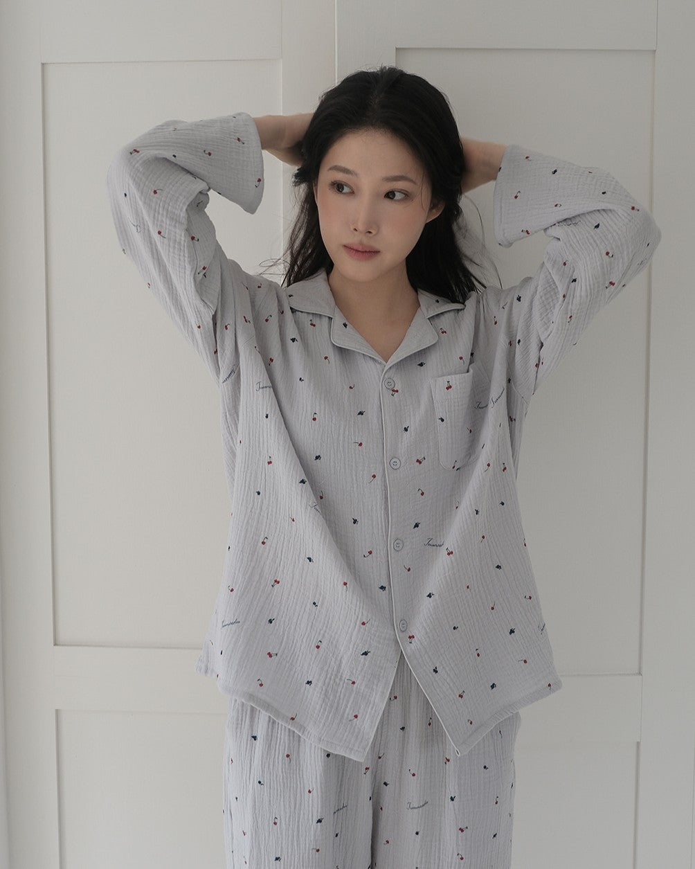 Juuneedu J'eu Cherry Long Sleeves Pajamas Set (3色) 長袖睡衣套裝