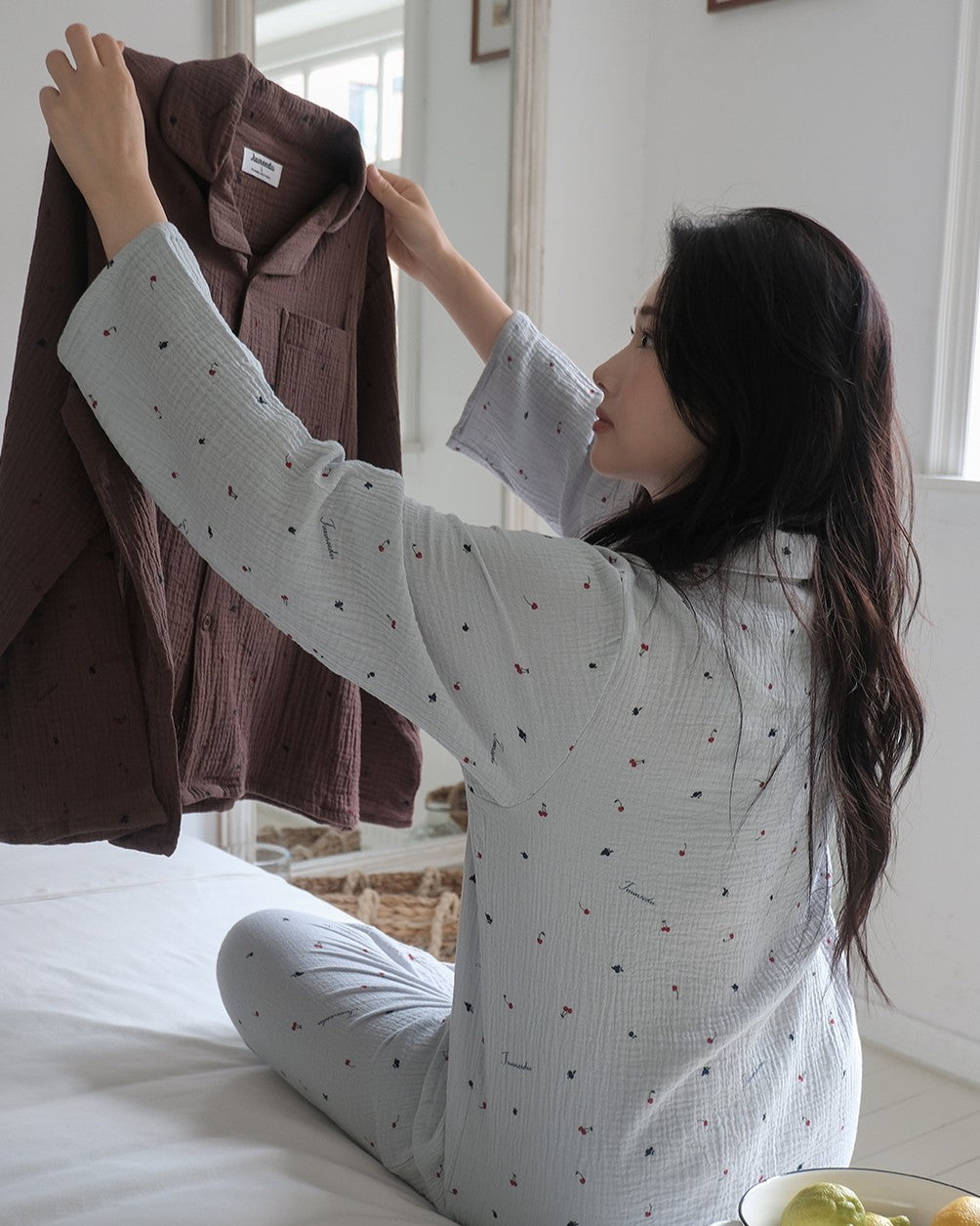 Juuneedu J'eu Cherry Long Sleeves Pajamas Set (3色) 長袖睡衣套裝