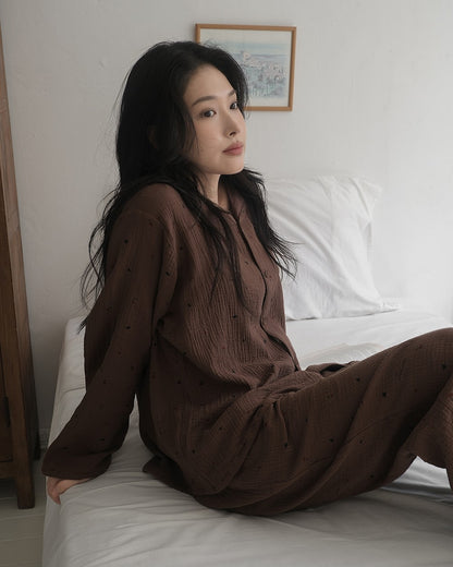 Juuneedu J'eu Cherry Long Sleeves Pajamas Set (3色) 長袖睡衣套裝