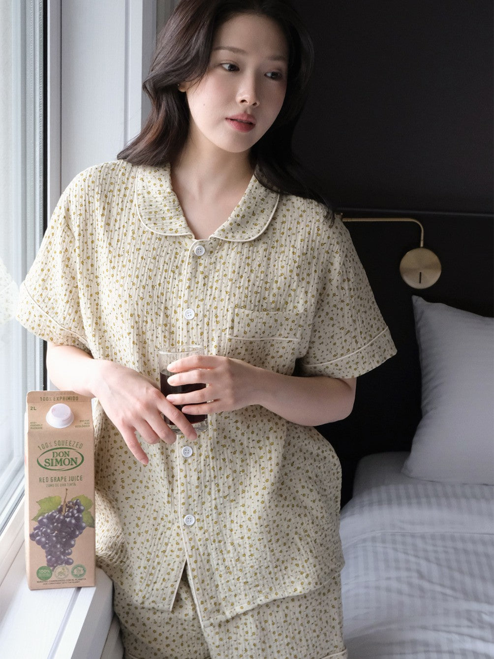 【買2套減$20✨】Juuneedu [Flower 7 Days] Cotton Short Sleeves Pajamas Set (7色) 短袖睡衣套裝