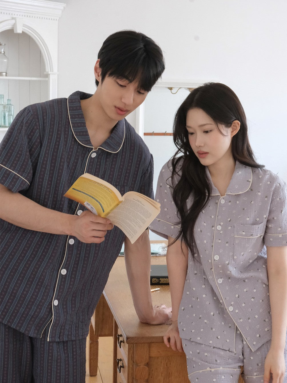 【買2套減$20✨】Juuneedu [Flower 7 Days] Cotton Short Sleeves Pajamas Set (7色) 短袖睡衣套裝