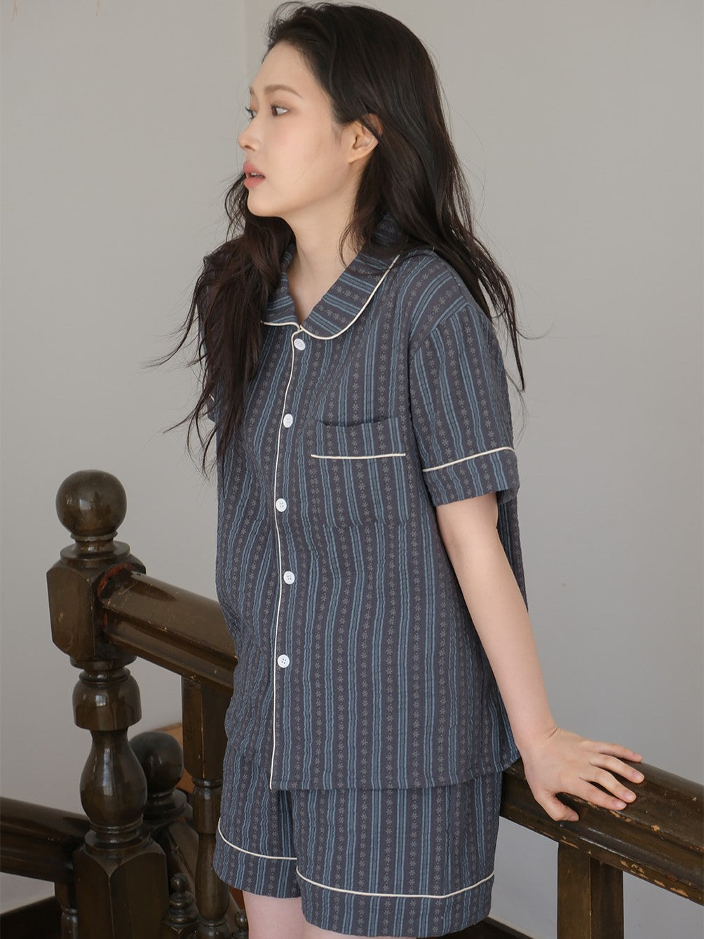【買2套減$20✨】Juuneedu [Flower 7 Days] Cotton Short Sleeves Pajamas Set (7色) 短袖睡衣套裝