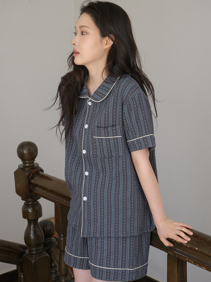【買2套減$20✨】Juuneedu [Flower 7 Days] Cotton Short Sleeves Pajamas Set (7色) 短袖睡衣套裝