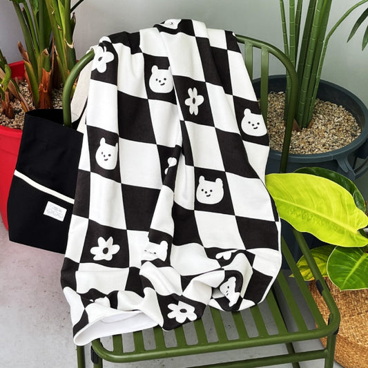 Checkerboard Gummy Beach Towel