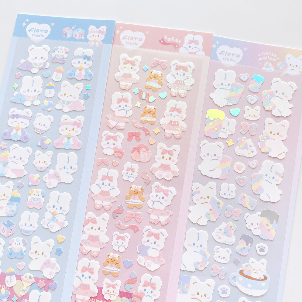 Floro Studio Marshmellow Babies Sticker