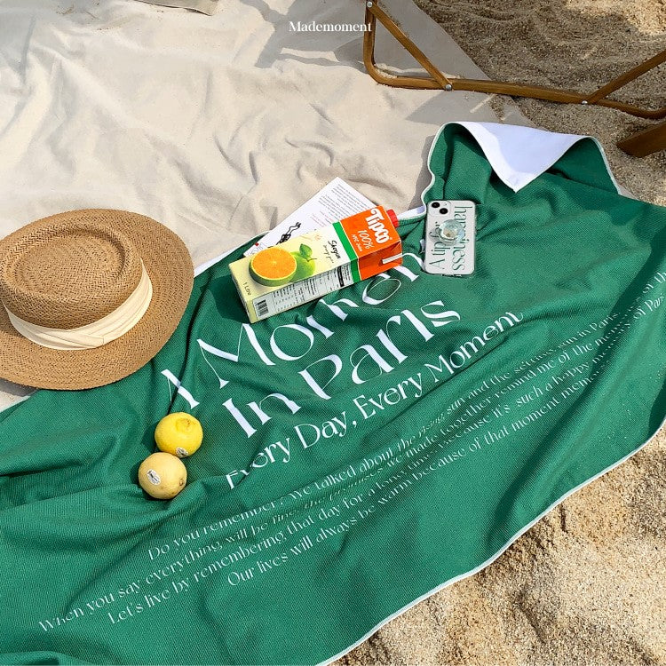 Paris In Moment Beach Towel 沙灘毛巾