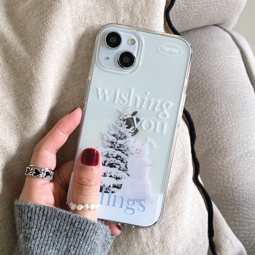 Wish Snow Phone Case (Clear/Tank 透明/透明Tank款)