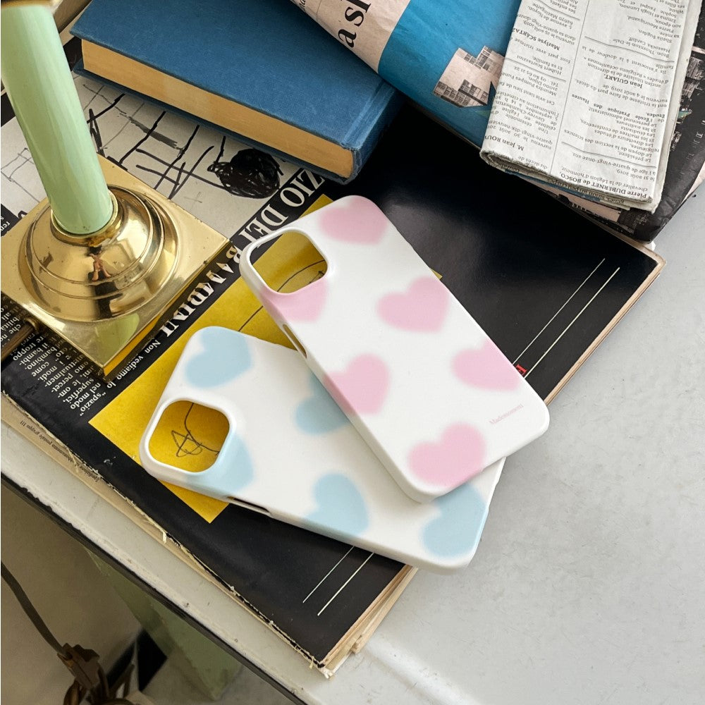 Heart Gradation Pattern Phone Case (Hard 普通硬殼) (2色)