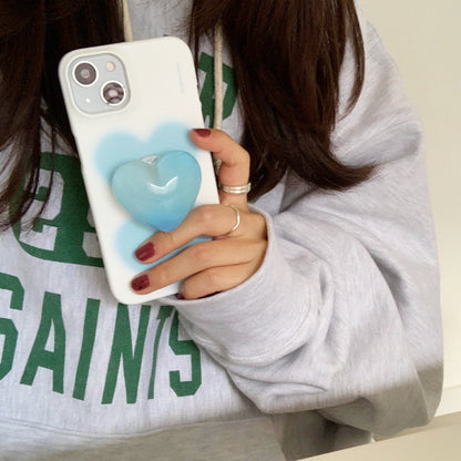 Pastel Big Heart Gradation Phone Case (Hard 普通硬殼) (4色)